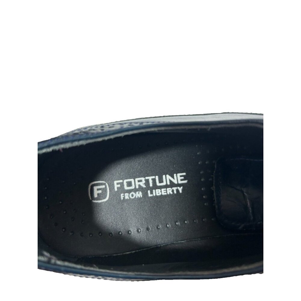 Fortune from Liberty Dress Shoes Men 10.5 Blue Leather Article Liberty Oxford - Picture 9 of 10